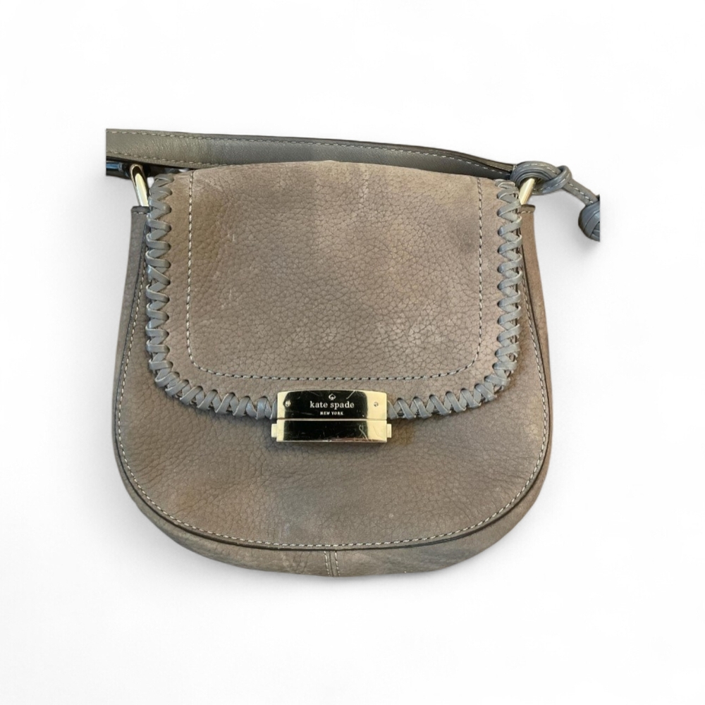 Kate Spade Taupe Leather Crossbody Bag